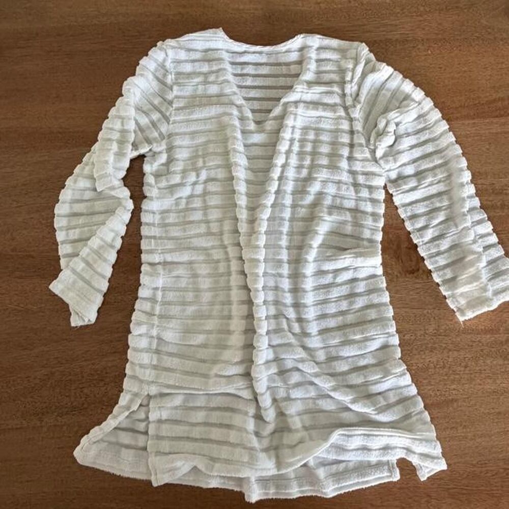 Victoria-s-secret Women's White and Grey Cover-ups